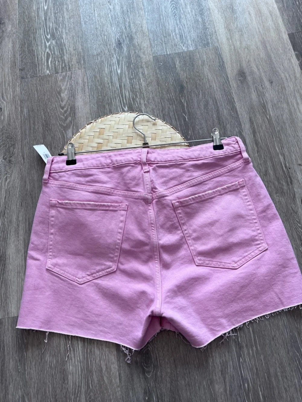 NWT old navy the OG straight high rise shorts pink